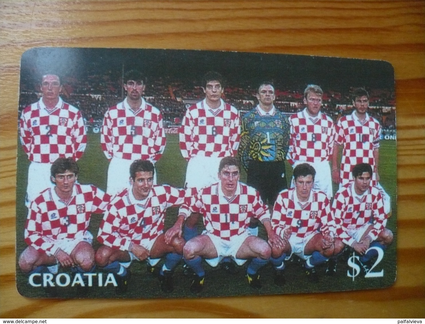 Prepaid Phonecard USA, Sprint - France '98 Football World Cup, Team Of Croatia - Sprint