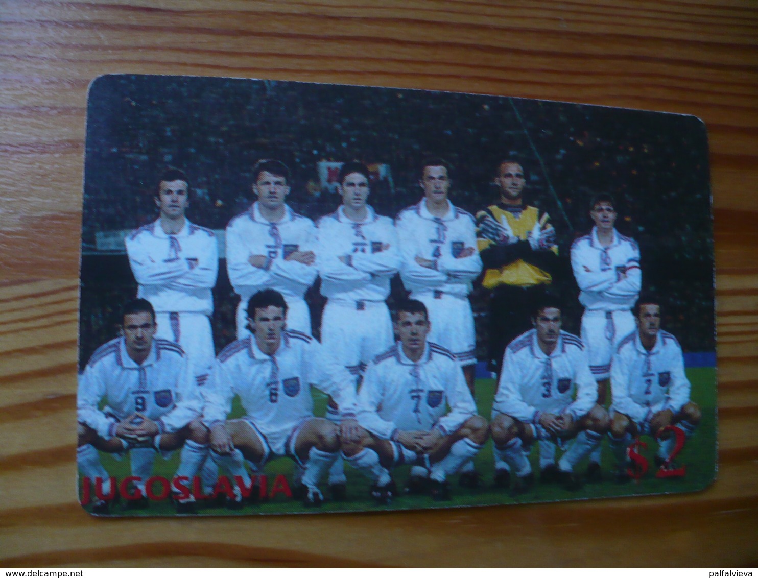 Prepaid Phonecard USA, Sprint - France '98 Football World Cup, Team Of Jugoslavia - Sprint