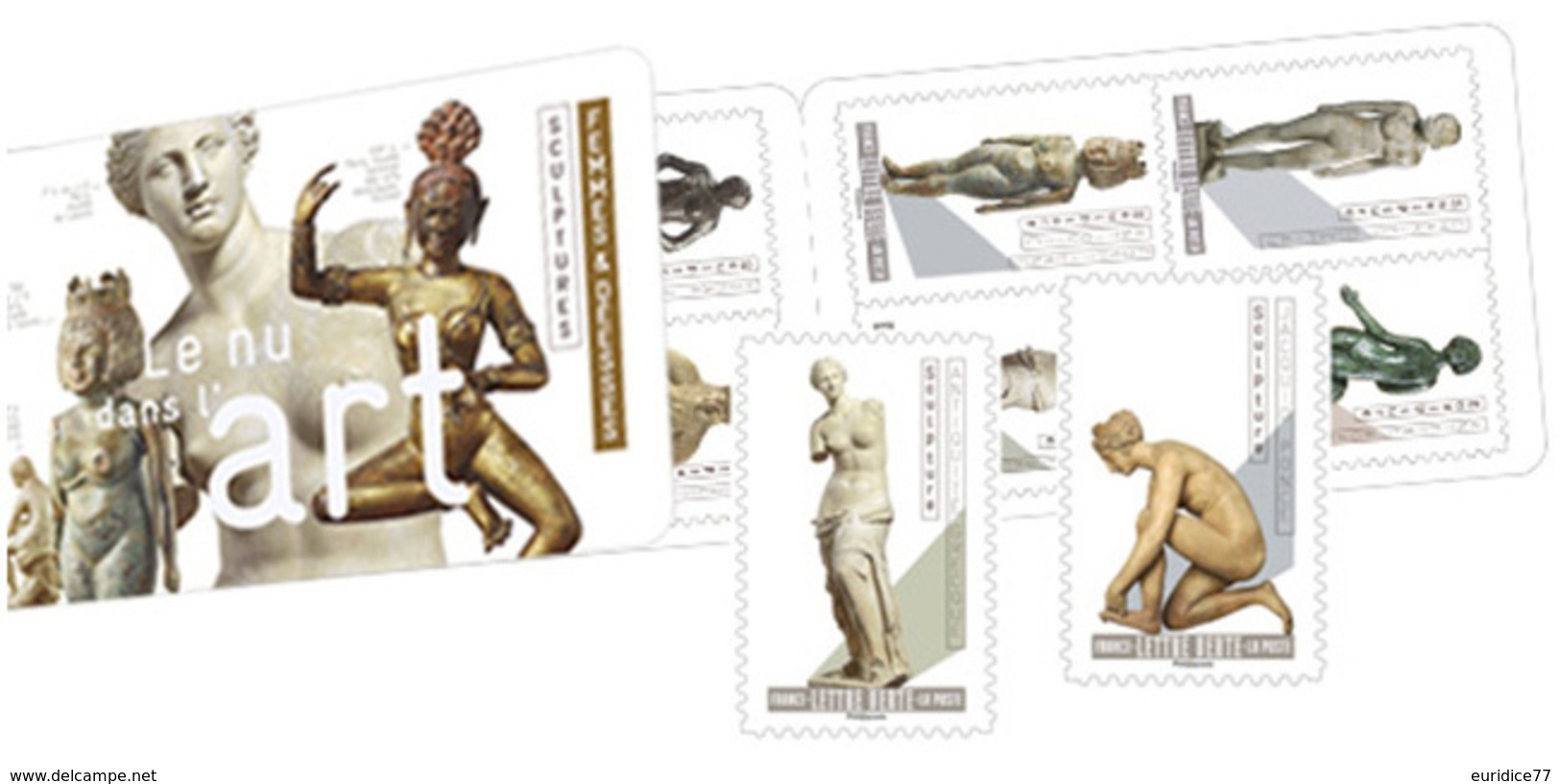France 2019 - Carnet - Le Nu Dans L'art - Sculptures - Femmes & Déesses Stamp Booklet Mnh - Unused Stamps
