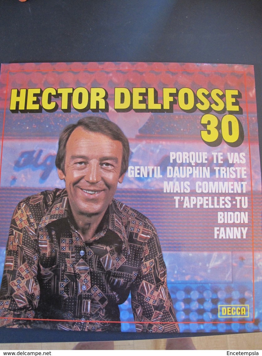 Lot De 5 Disques 33tours 30cm D'accodeon:Hector  Delfosse30-Hector Delfosse6-accordéon Parade 6(2x)-Oscar De L'accordeon - Autres - Musique Française