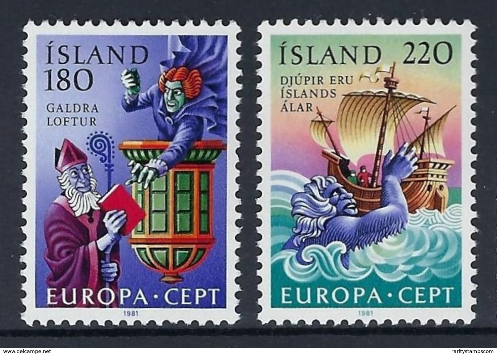 ICELAND 1981 Nº 518/519 - Nuevos