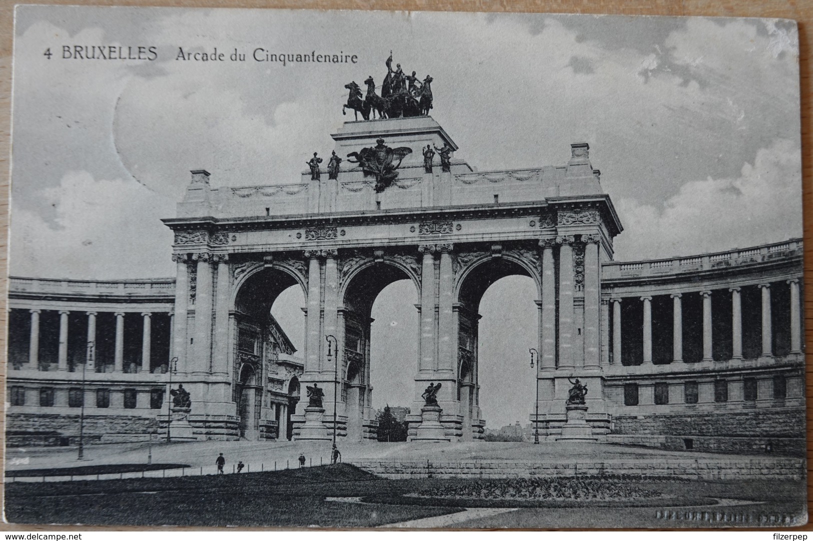 Brüssel Bruxelles Arcade Du Cinquantenaire 1915 - Bauwerke, Gebäude