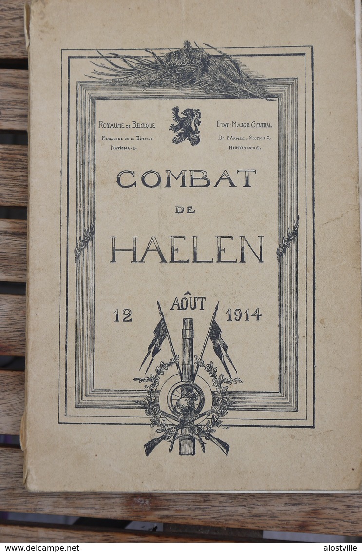 1914 1918 Combat De Haelen Uitg Ed. 1934 Institut Cartographique Militaire - 1914-18