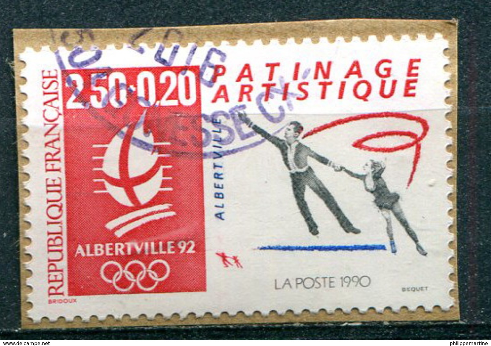 France 1992 - YT 2737 (o) Sur Fragment - Used Stamps