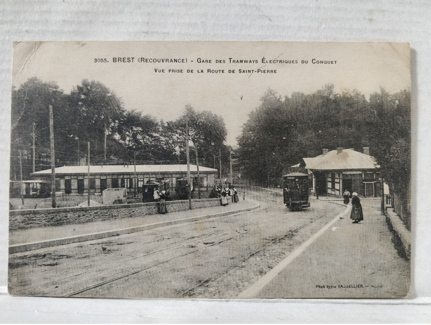 Brest. Recouvrance. Gare Des Tramways Electriques Du Conquest - Brest