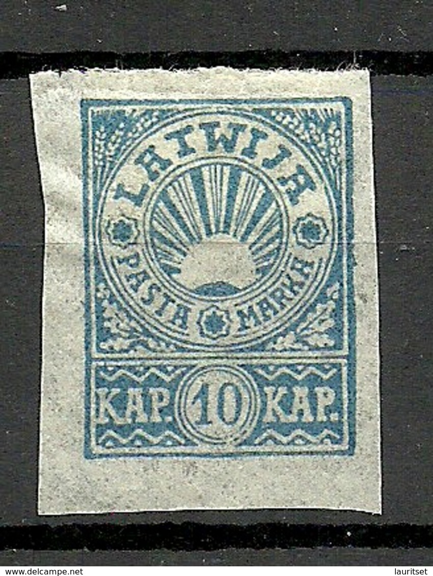 LETTLAND Latvia 1919 Michel 24 B * - Lettonia