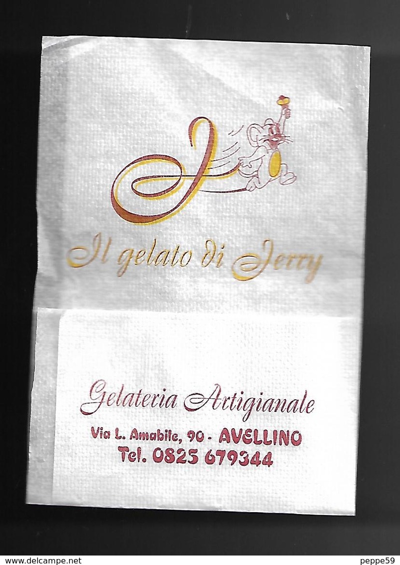 Tovagliolino Da Caffè - Gelateria Da Jerry - Serviettes Publicitaires