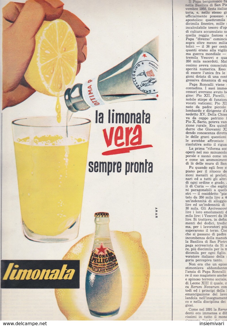 (pagine-pages)PUBBLICITA' SAN PELLEGRINO  Successo1961/07. - Altri & Non Classificati