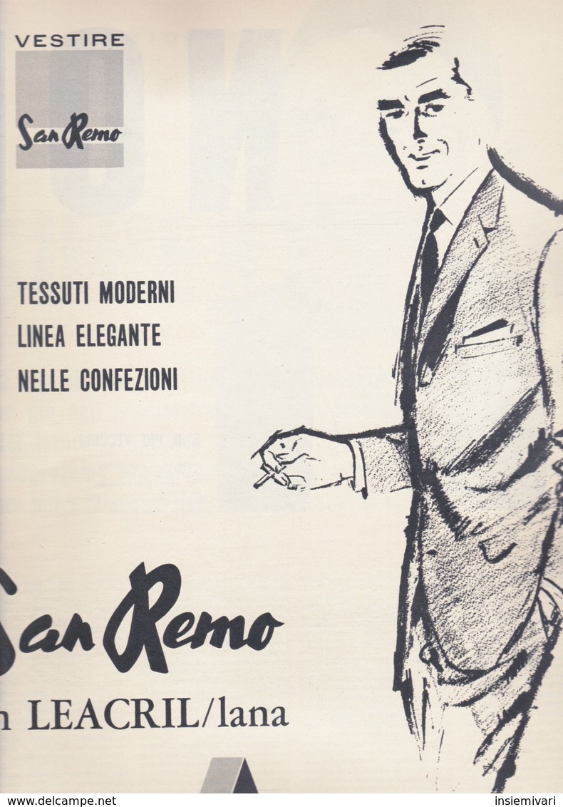 (pagine-pages)PUBBLICITA' SAN REMO    Successo1961/04. - Altri & Non Classificati