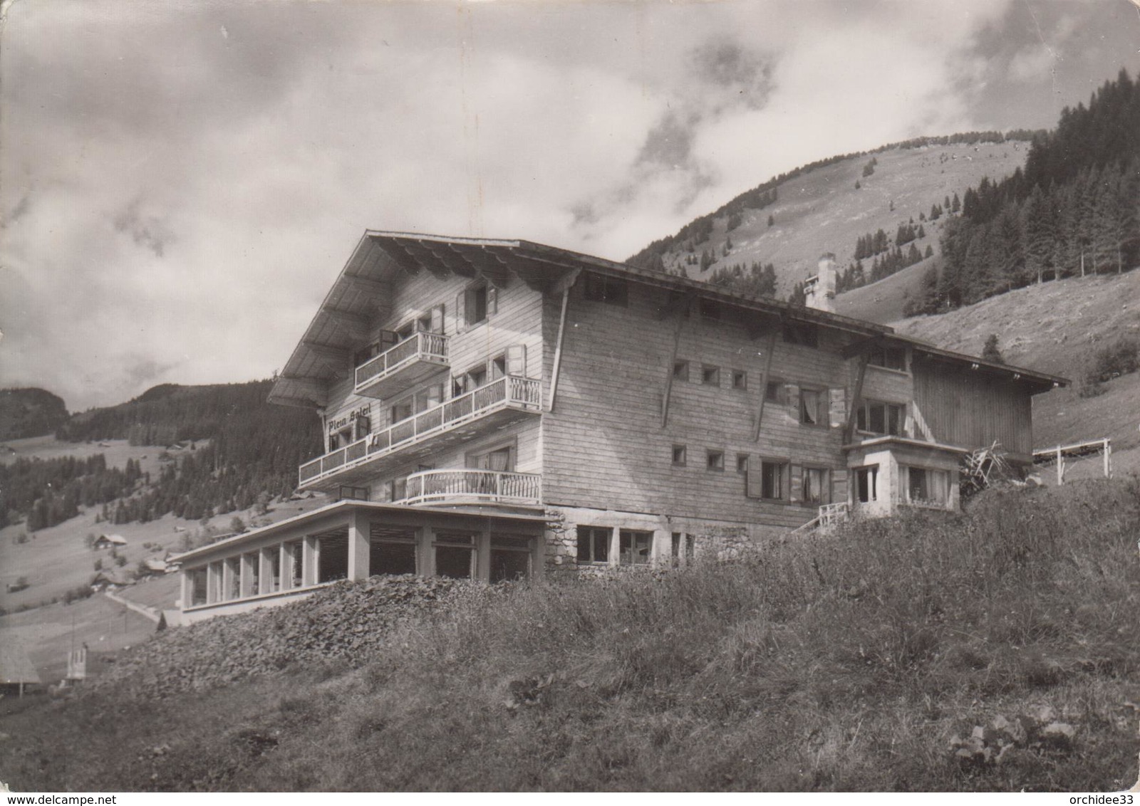 CPSM Châtel - Hôtel-Restaurant "Plein Soleil" - Châtel