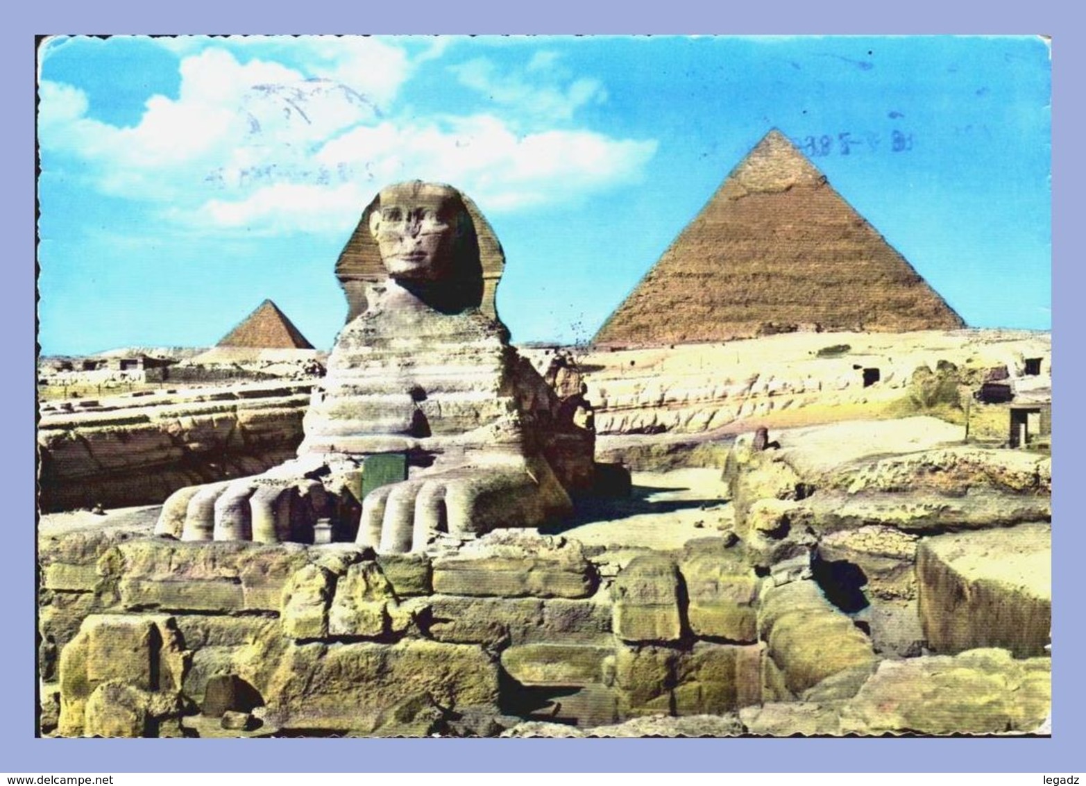 CPM - Gizeh (Egypte) - 502. Sphinx Of Giza And Pyramids - Gizeh