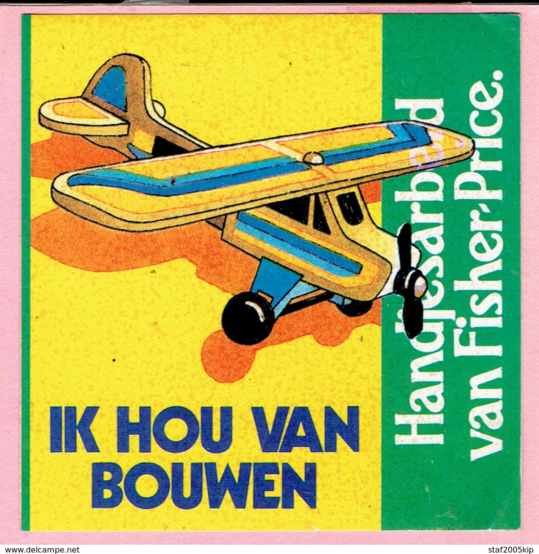 Sticker - Ik Hou Van Bouwen - Handjes Arbeid Van Fisher Price - Stickers