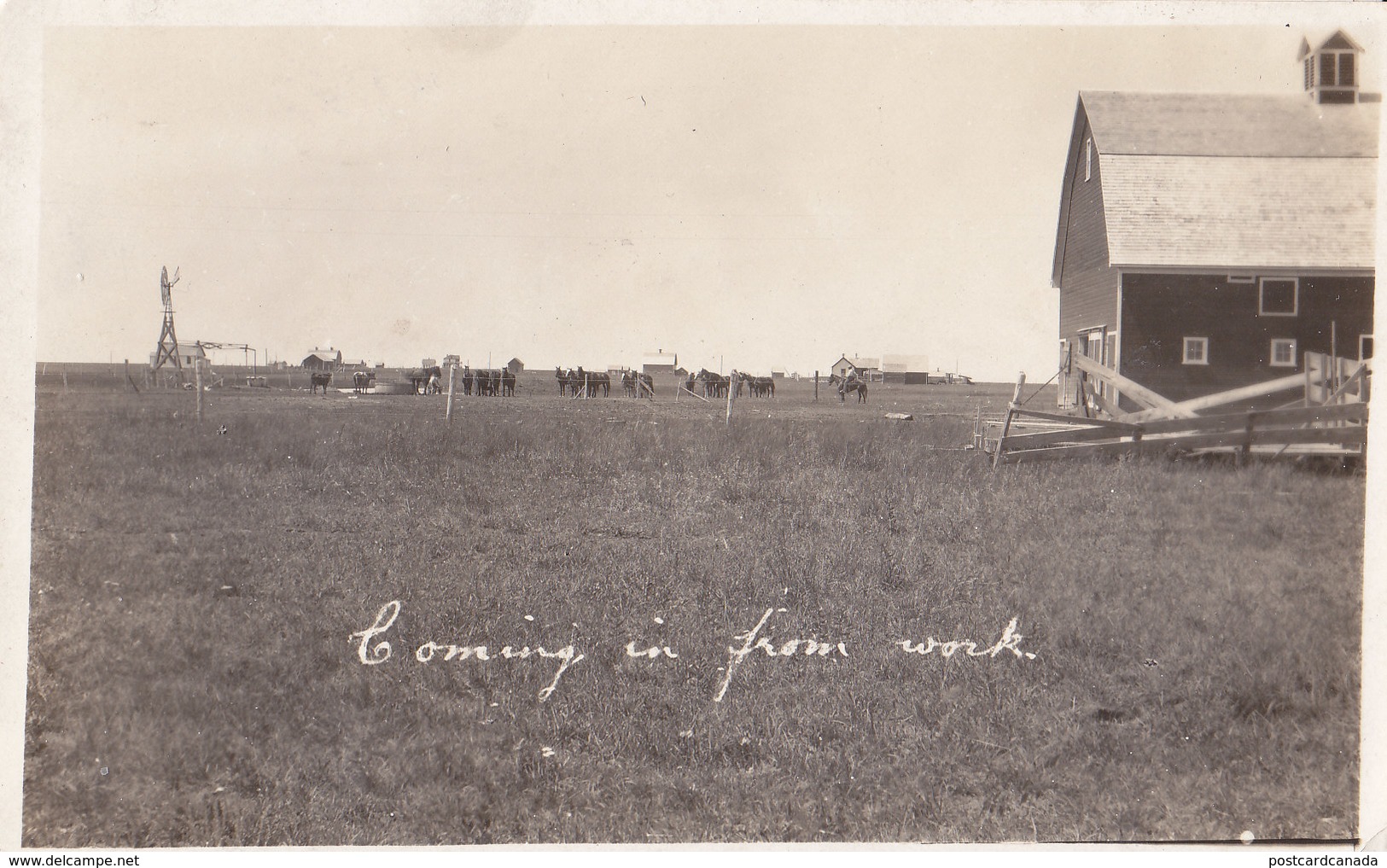 RPPC REAL PHOTO POSTCARD CORRINE SK - Autres & Non Classés