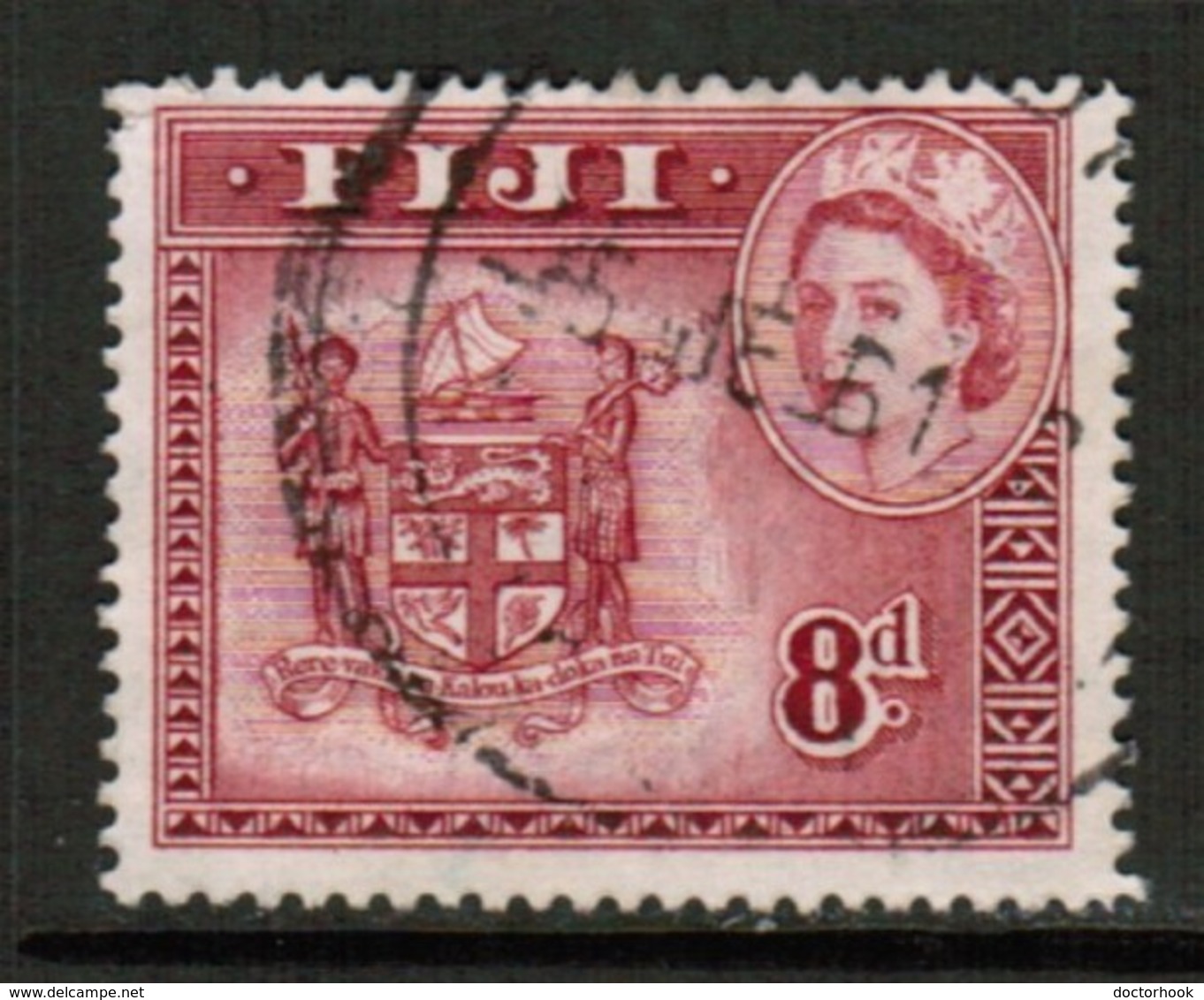 FIJI  Scott # 155 VF USED  (Stamp Scan # 522) - Fiji (...-1970)