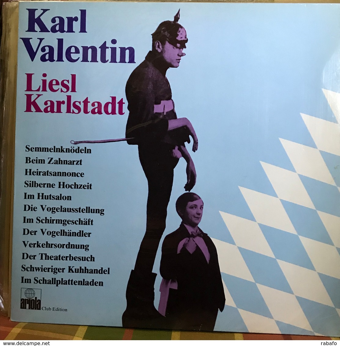 LP Alemán De Karl Valentin Y Liesl Karlstadt Año 1978 - Comiques, Cabaret