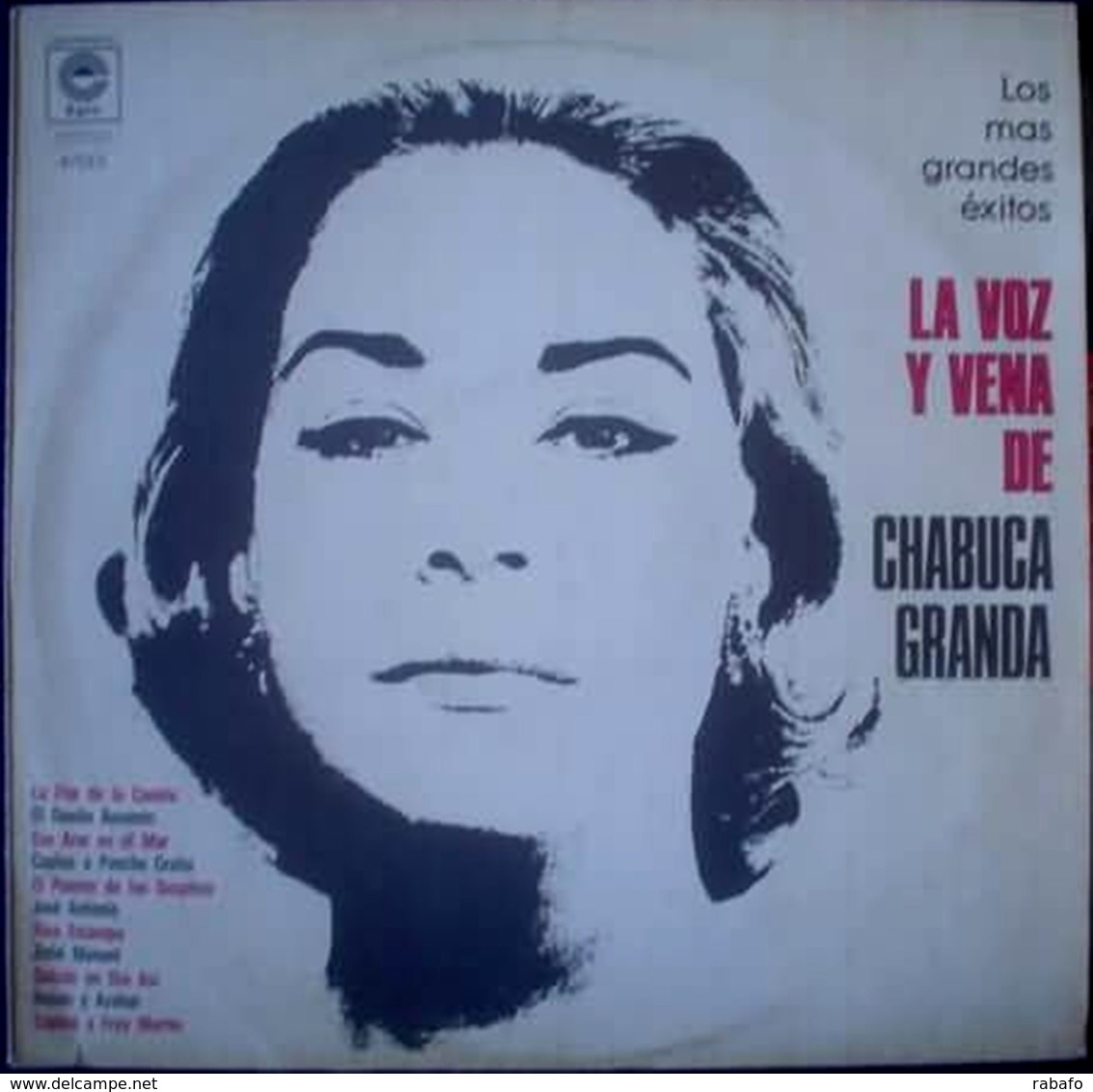 LP Recopilatorio De Chabuca Granda Año 1975 Edición Argentina - World Music