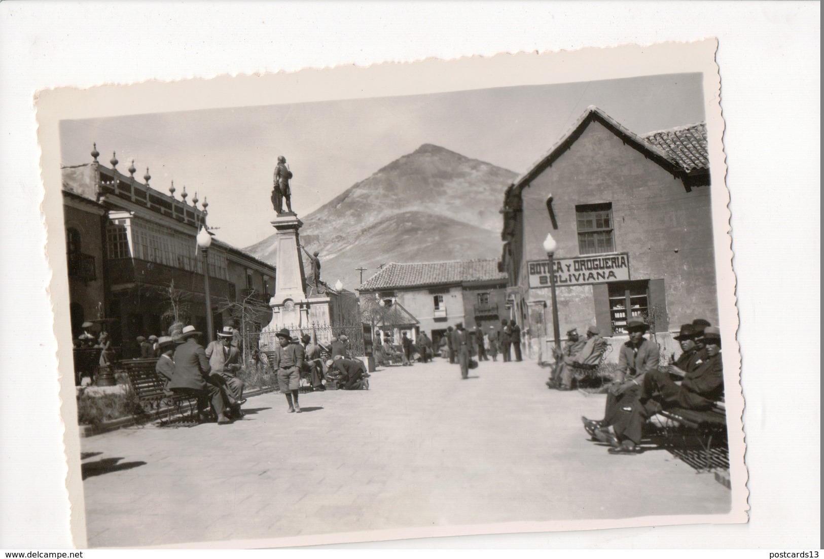 I-450 Bolivia Potosi 1934 Vintage Photo 3.5" X 5" - Other & Unclassified