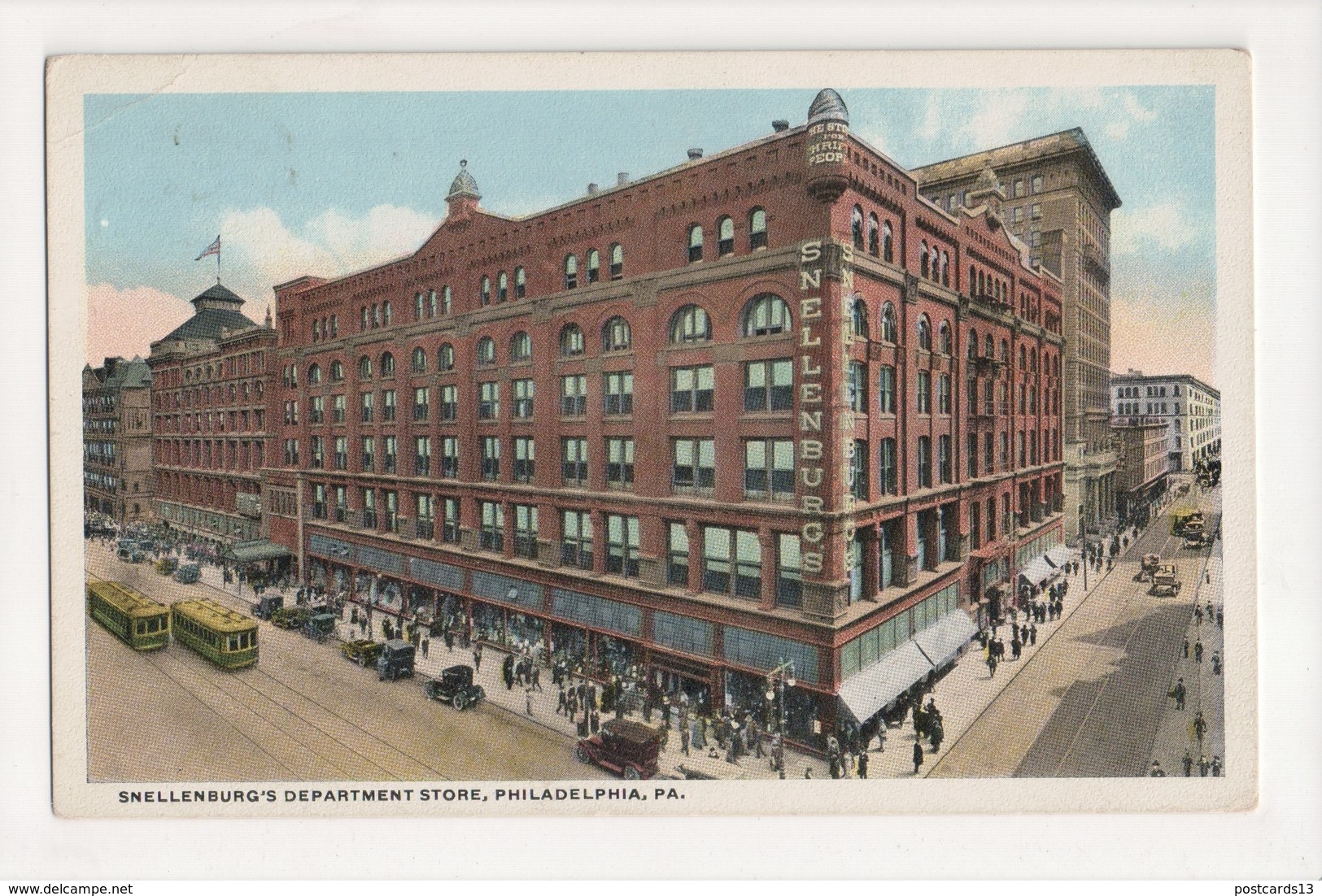 I-625 Philadelphia Pennsylvania Snellenburg's Department Store Postcard - Other & Unclassified