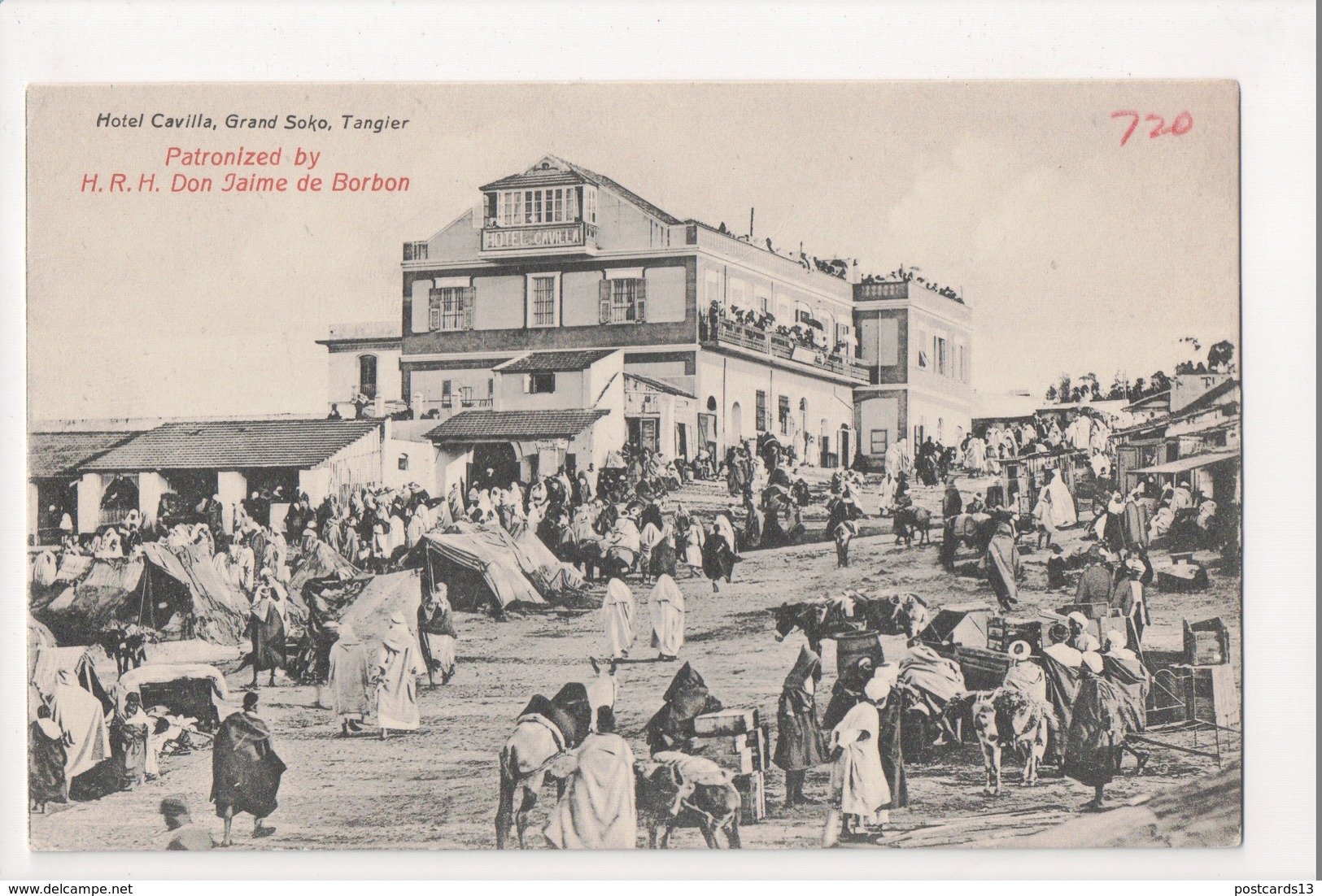 I-905 Tangier Tanger Maroc Morocco Africa Hotel Cavilla Grand Soko Vintage PC - Unclassified