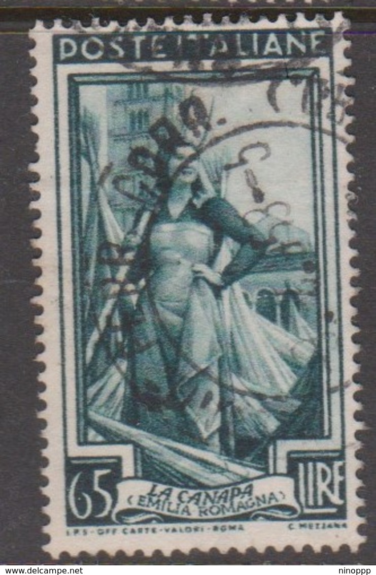 Italy Republic S 650 1950 Workers,65 Lire Girl Worker,used - 1946-60: Used