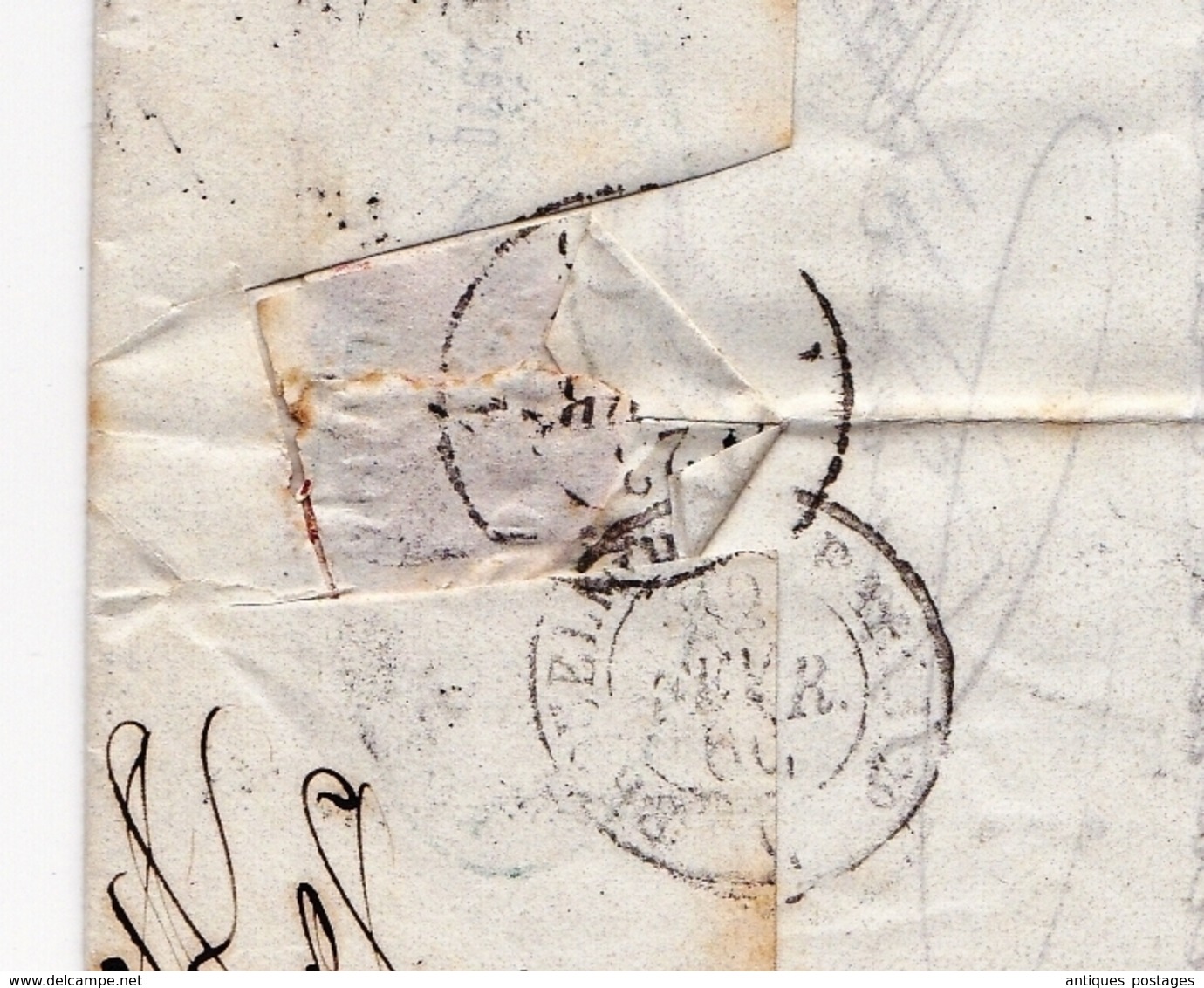 Lettre 1860 Avesnes sur Helpe Nord Stavaux Bonnaire Filature Laine Wool Timbre Napoléon III 20 Centimes