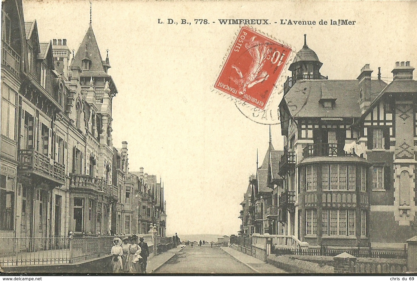 Wimereux L Avenue De La Mer - Autres & Non Classés