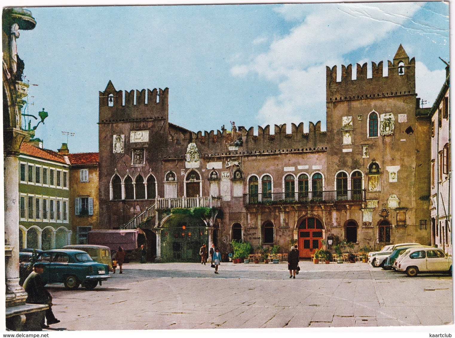 Koper: MOSKVITCH 402, TRUCK, ZASTAVA 600, AUSTIN A40 - Pretorska Palaca - (YU.) - Turismo