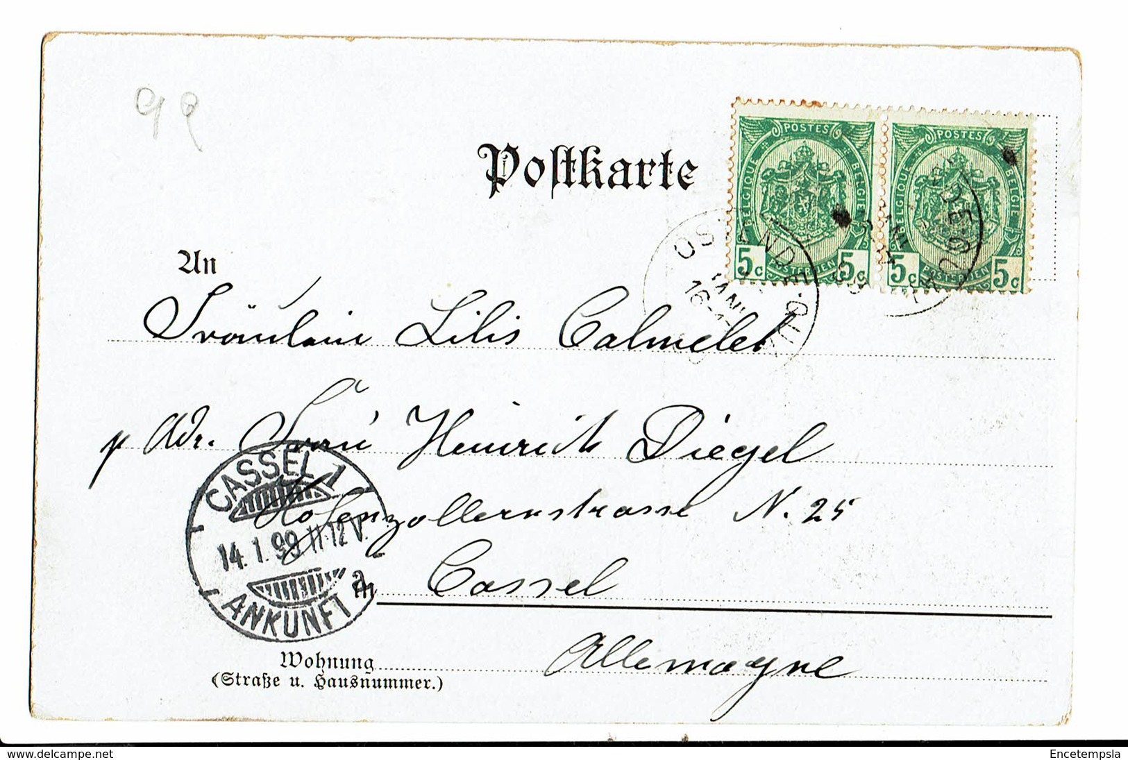 CPA - Carte Postale-Belgique -Gruss Aus Oostende 1899-VM4664 - Donne