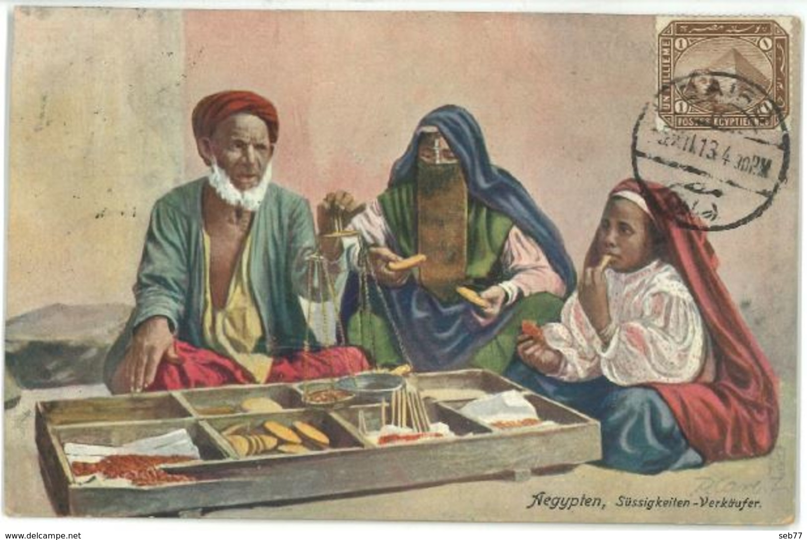 Aegypten, Süssigkeiten Verkäufer (Egypte : Vendeurs De Bonbons) - Cairo