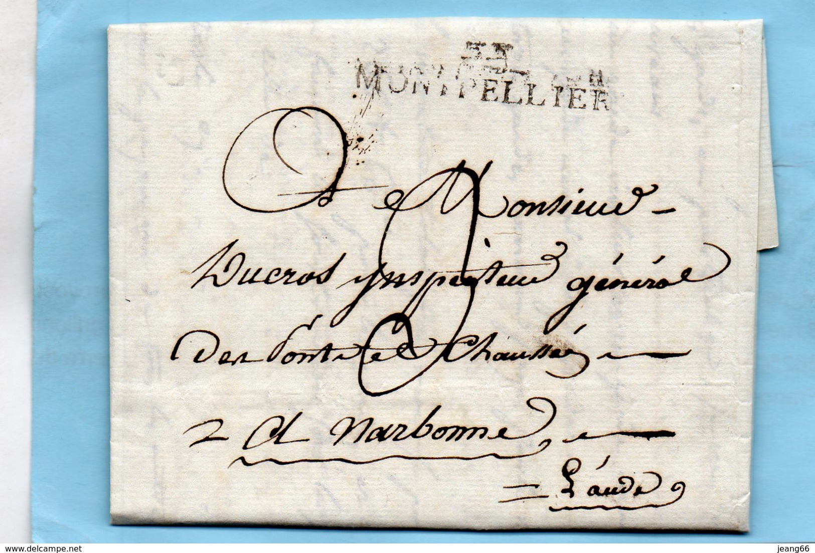 Linéaire "33 MONTPELLIER",L.A.C. Du 9 Floréal An 11. - 1801-1848: Précurseurs XIX