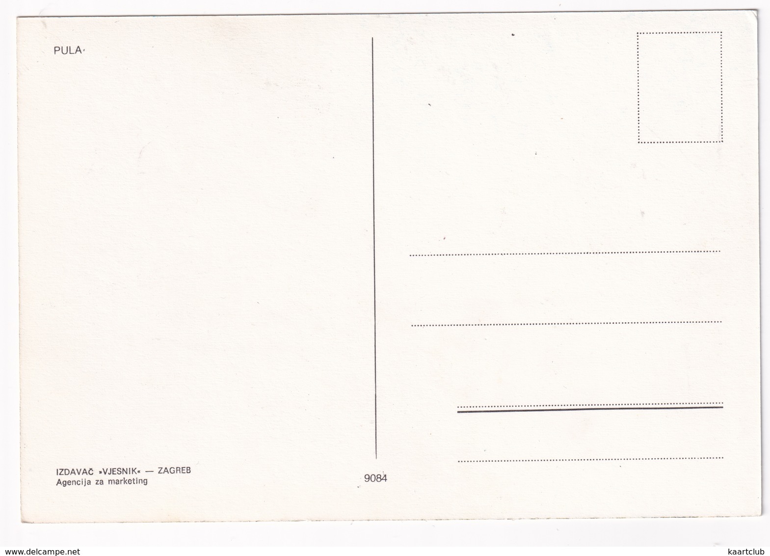 Pula: ZASTAVA 600, VW T1B BUS -  Sergius Gate, Golden Arch - (YU.) - Toerisme