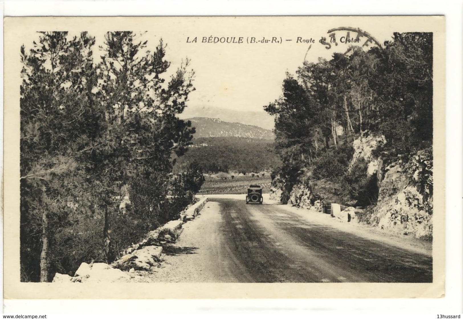 Carte Postale Ancienne La Bédoule - Route De La Ciotat - Andere & Zonder Classificatie