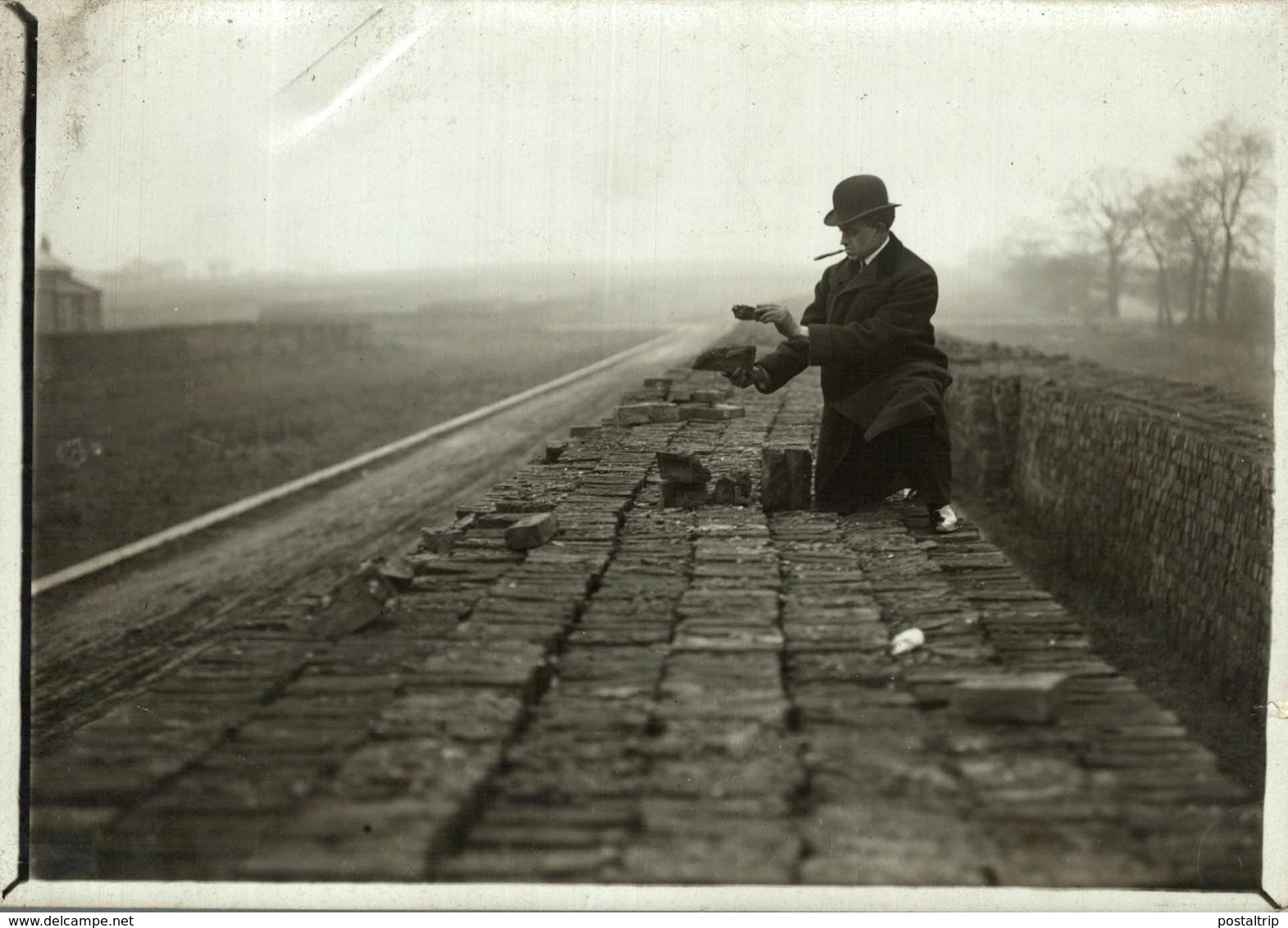 LOT 3 FOTOS /// POTTERY  MAKING  BRICKS NORBAY BRICKS  +- 16*12CM Fonds Victor FORBIN (1864-1947) - Profesiones