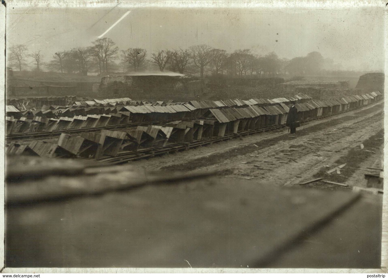 LOT 3 FOTOS /// POTTERY  MAKING  BRICKS NORBAY BRICKS  +- 16*12CM Fonds Victor FORBIN (1864-1947) - Profesiones