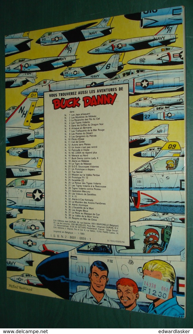 BUCK DANNY 22 : Top Secret - Dupuis - Réimp. De 1980 - Très Bon état + - Buck Danny