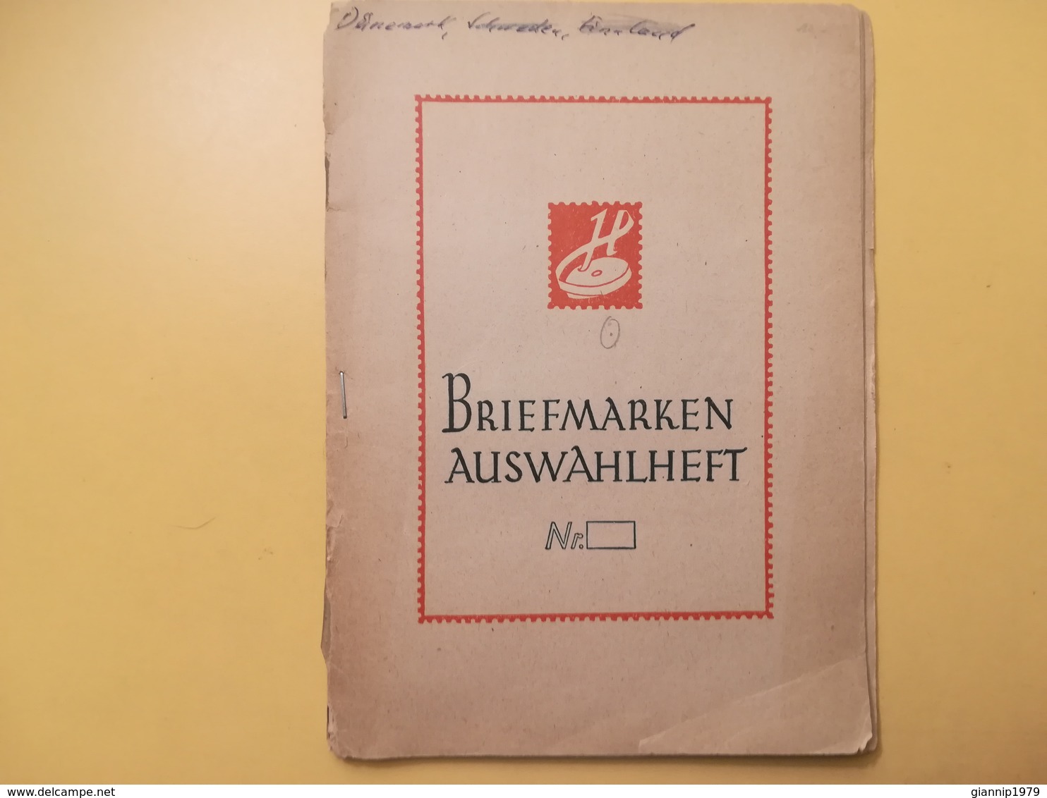 LIBRETTO FRANCOBOLLI STAMPS AUSWAHLHEFT OPUSCOLO BOOK LOTTO COLLEZIONI DANIMARCA DANMARK DAL 1920 - Collezioni