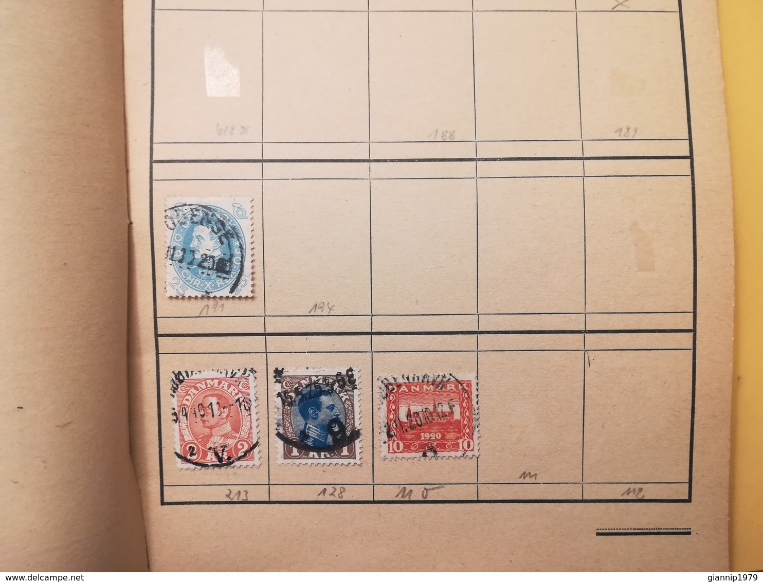 LIBRETTO FRANCOBOLLI STAMPS AUSWAHLHEFT OPUSCOLO BOOK LOTTO COLLEZIONI DANIMARCA DANMARK DAL 1920 - Collezioni