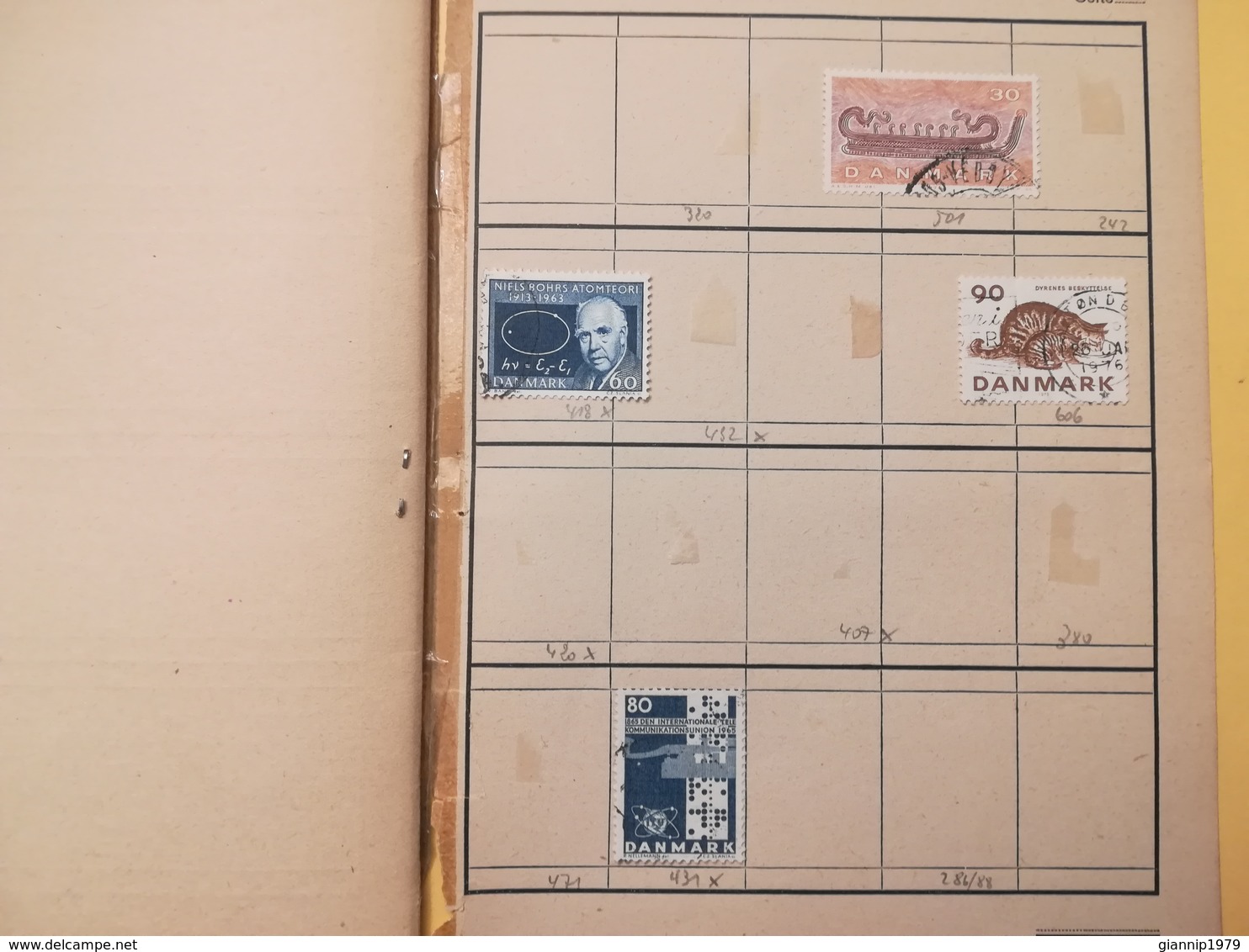 LIBRETTO FRANCOBOLLI STAMPS AUSWAHLHEFT OPUSCOLO BOOK LOTTO COLLEZIONI DANIMARCA DANMARK DAL 1920 - Collezioni