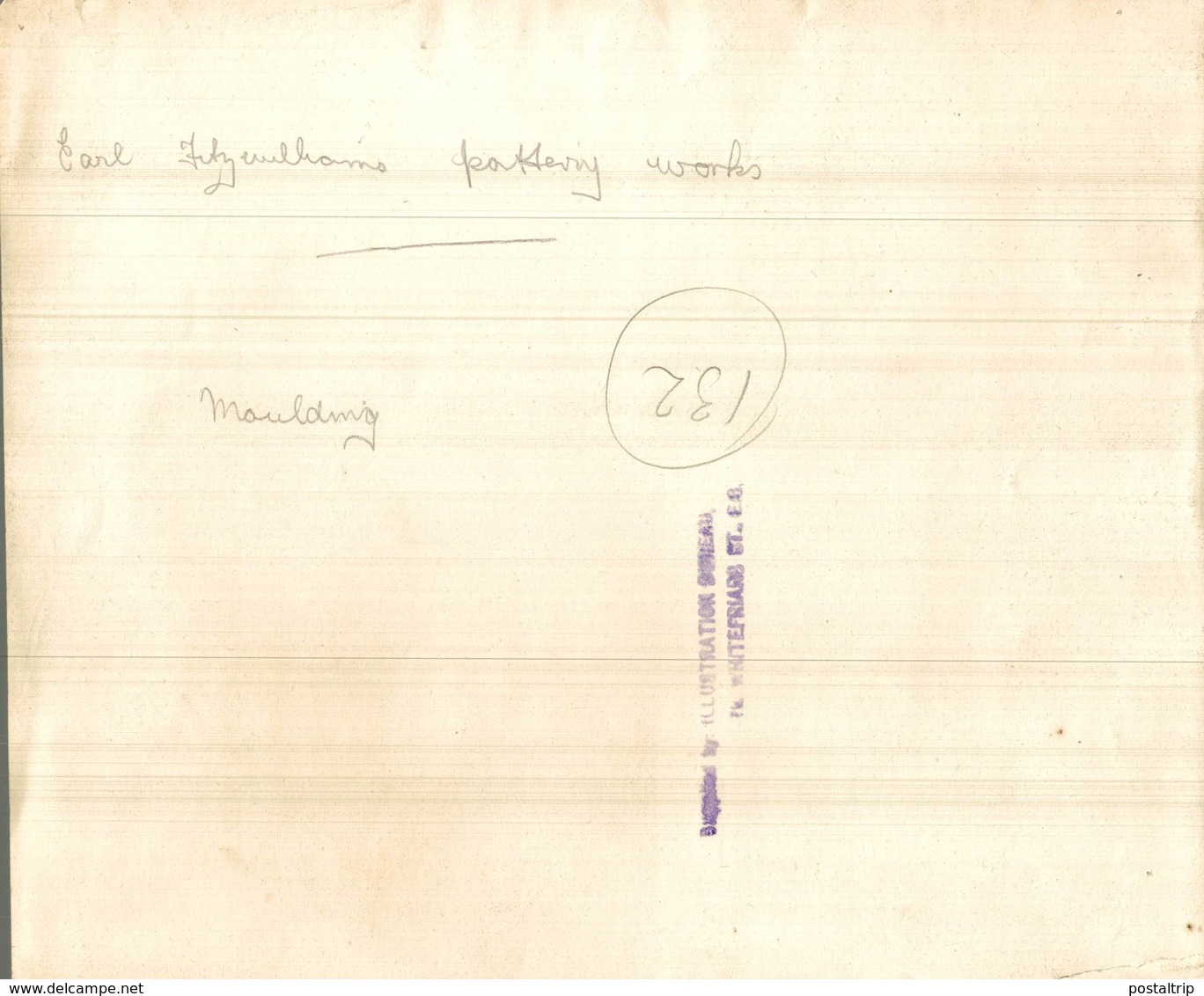 BARNSLEY YORKS  YORKSHIRE UK POTTERY  MAKING   +- 25*20CM Fonds Victor FORBIN (1864-1947) - Sin Clasificación