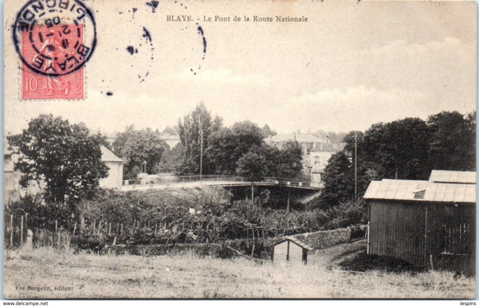 33 - BLAYE -- Le Pont De La Route Nationale - Blaye