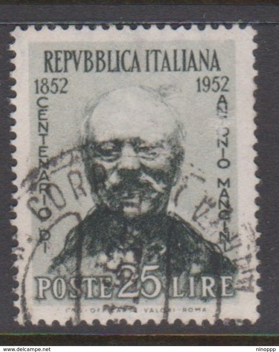 Italy Republic S 703 1952 Birth Centenary Of Antonio Mancini,Used - 1946-60: Used