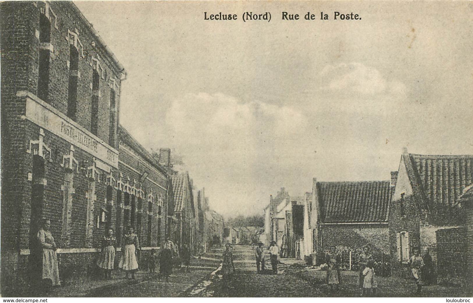 LECLUSE RUE DE LA POSTE CARTE ALLEMANDE - Autres & Non Classés