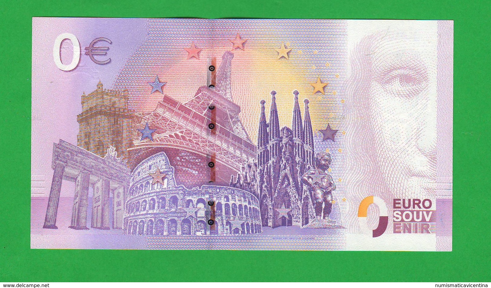 Euro SOUVENIR Notes € 0 AMIENS CHATEDRALE FRANCE FRANCIA - Prove Private