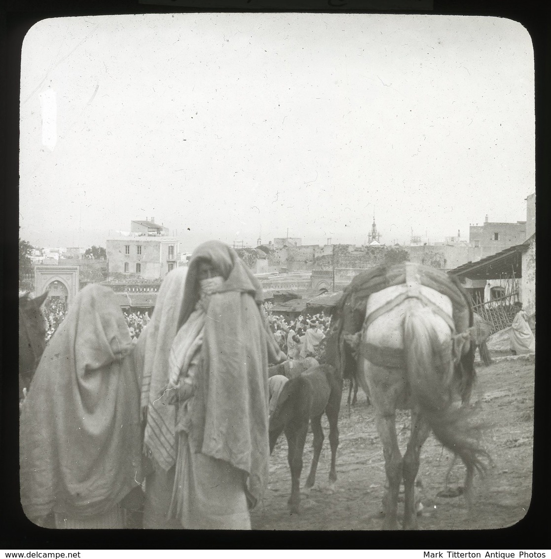 Tangier Morocco NORTH AFRICA C.1900 - Magic Lantern Slide (lanterne Magique) - Glasdias