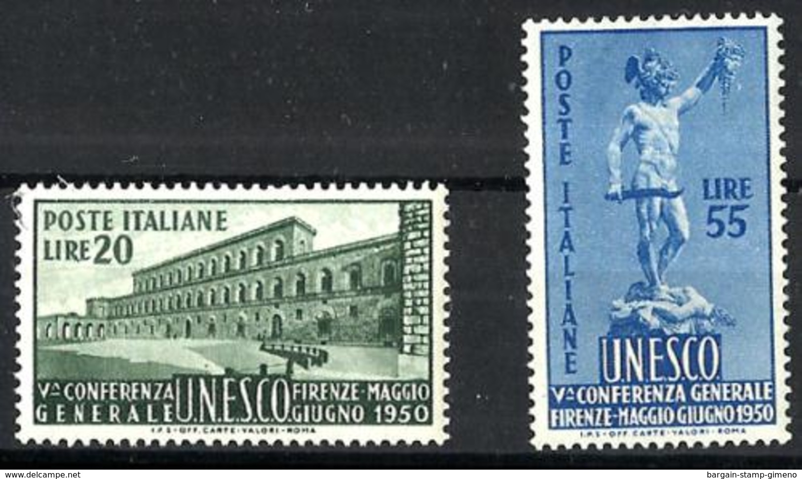 Italia Nº 556/7 Con Charnela - 1946-60: Nuevos
