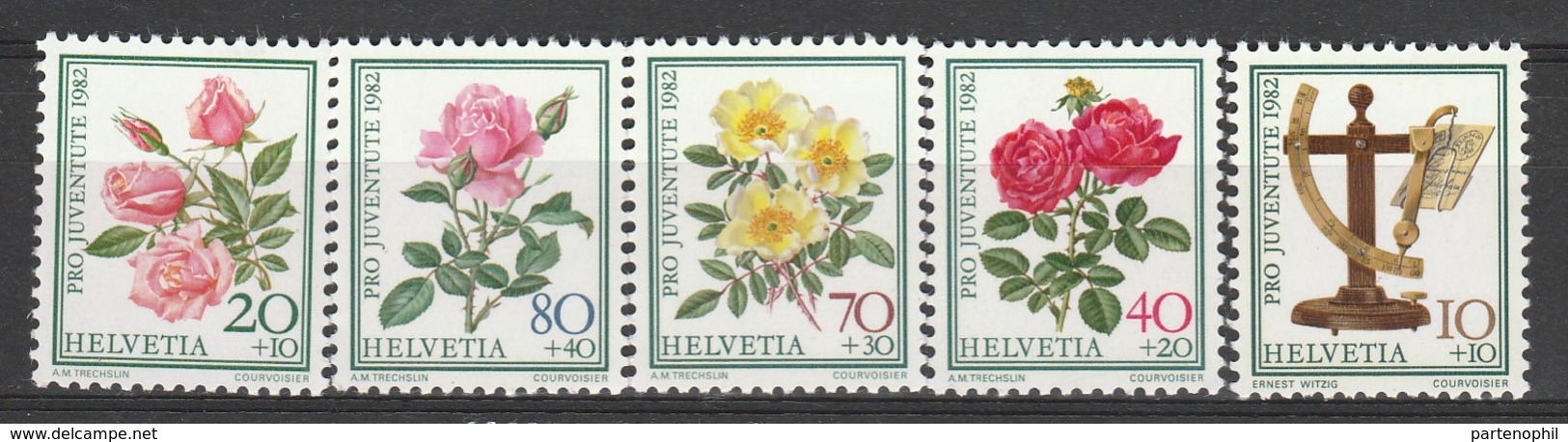 Svizzera - Fiori Flowers Set MNH - Nuovi