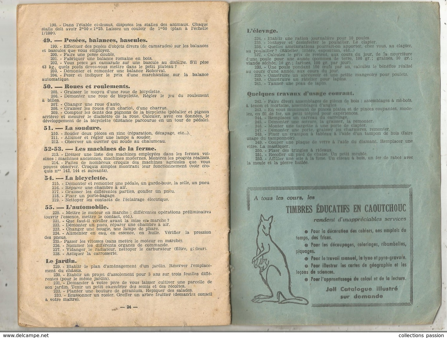 Scolaire , L'essentiel FE.4 ,chier De Croquis Et Travaux Patriques De SCIENCES , 24 Pages , 4 Scans ,  Frais Fr 2.25e - 6-12 Years Old