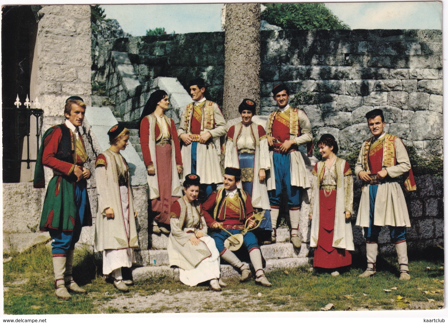 Crnogorska Narodna Nosnja - Montegrin National Costumes - (Montenegro, YU.) - Joegoslavië