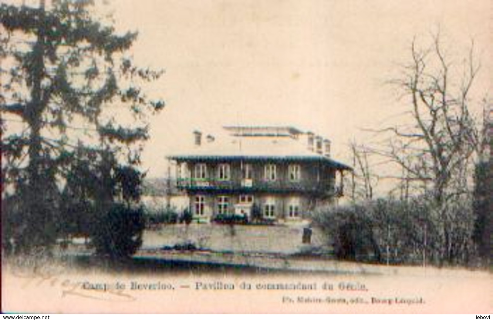 BOURG-LEOPOLD « Camp De BEVERLOO – Pavillon Du Commandant Du Génie » - Ed. Ph. Mahieu-Smets, Bourg-Léopold (1904) - Leopoldsburg (Kamp Van Beverloo)