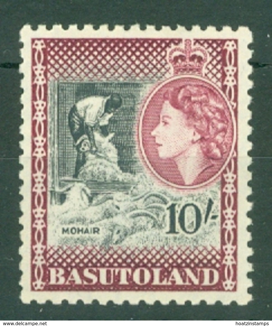 Basutoland: 1954/58   QE II - Pictorial   SG53   10/-   MH - 1933-1964 Colonie Britannique